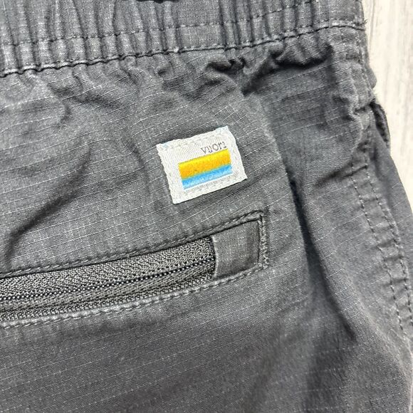 Mens Size L Vuori Ripstop Shorts Gray EUC - Picture 5 of 5